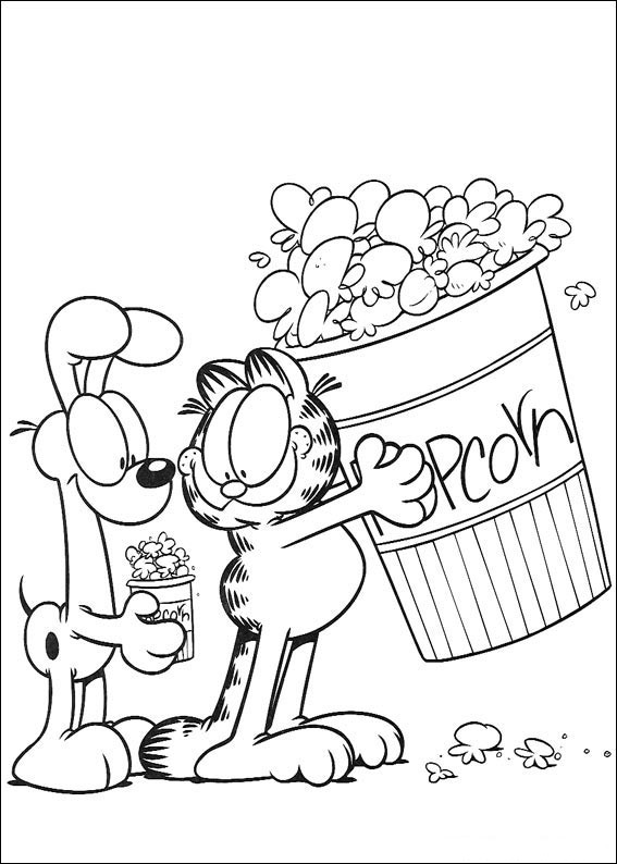 Garfield kolorowanki